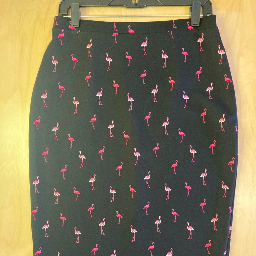 I HEART RONSON Pink Flamingo 2-pc Skirt Set. Size: M.